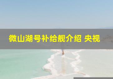 微山湖号补给舰介绍 央视